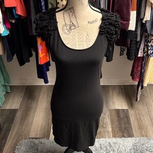 Y2k Black Bodycon Mini Dress